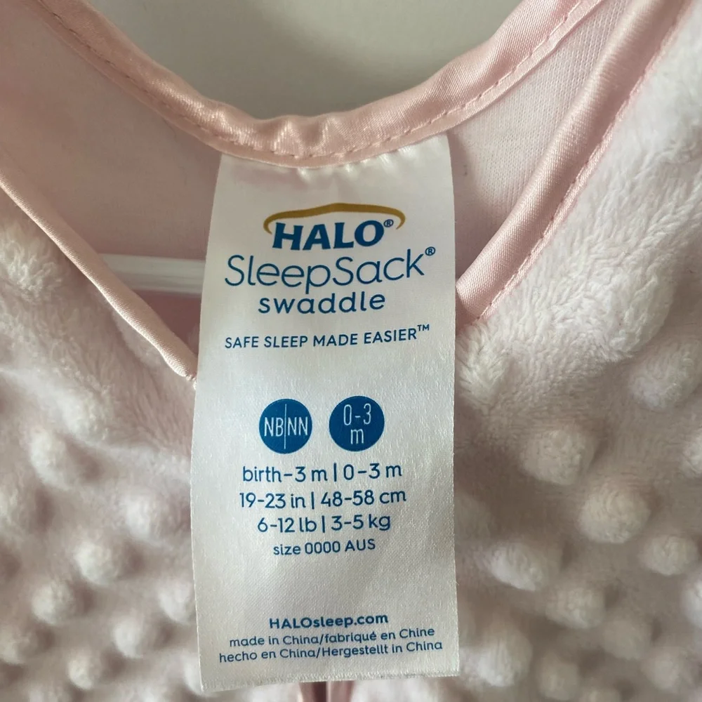 Halo pink sleepsack